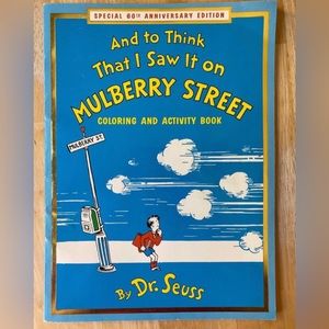 And To Think That I Saw It On Mulberry Street Dr Seuss